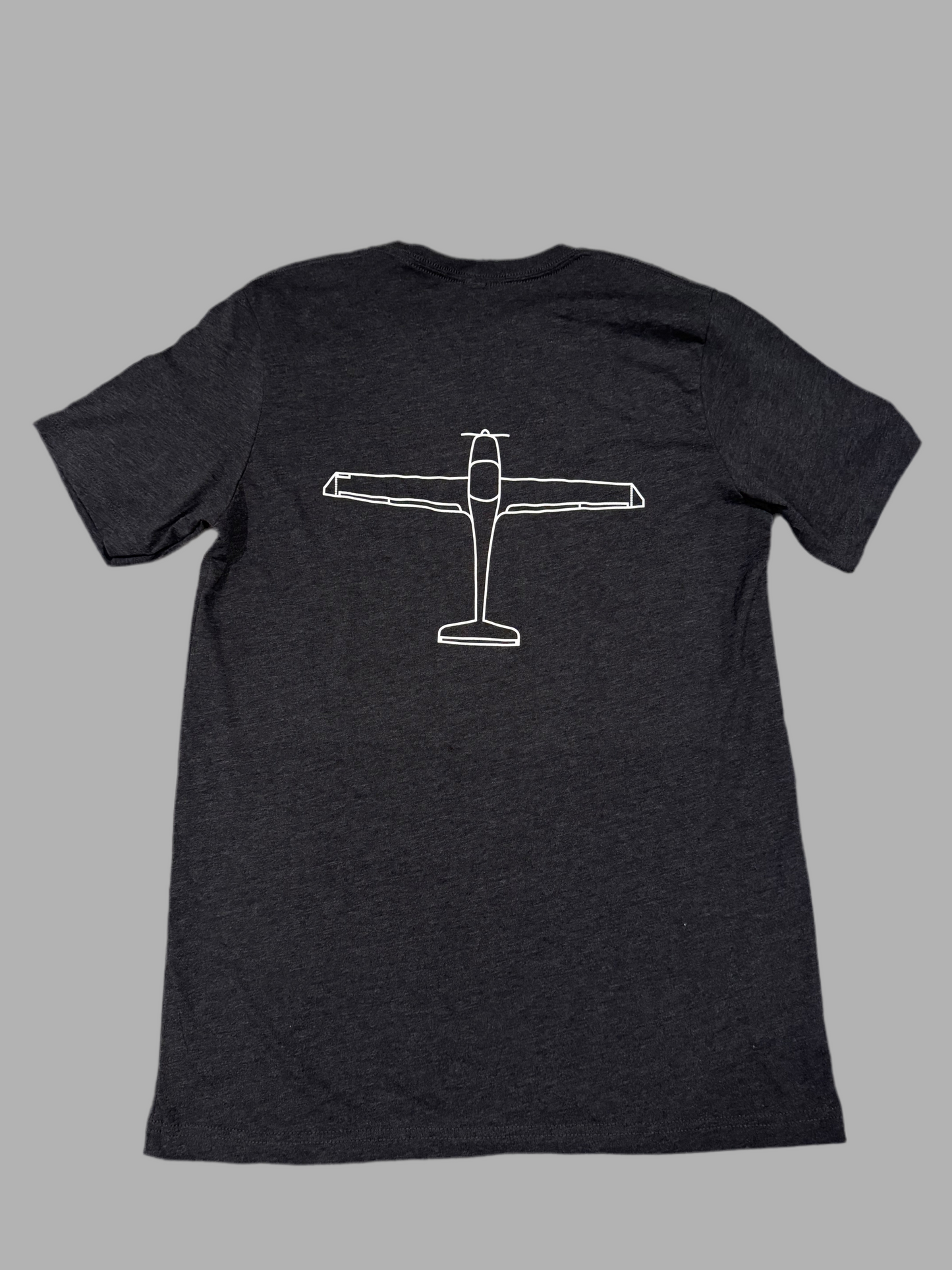 Dark Grey Plane T-Shirt